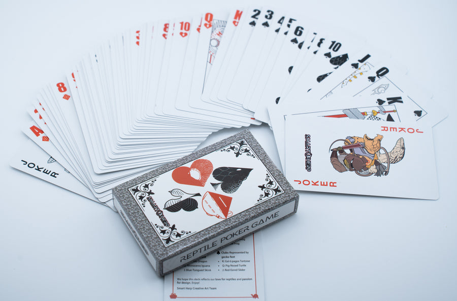 Reptile Poker Playing Cards Unique Reptile Theme Deck